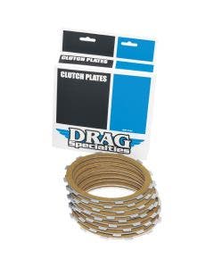 Drag Specialties Performance Aramid Fiber Clutch Plate Kit 99-17 Harley Twin Cam