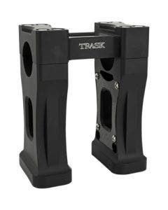 Trask Black Assault 5" Handlebar Riser Black 1.5 Handlebar Risers Harley Custom