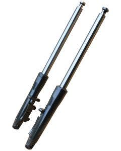 Ultima 117-256 Black Billet 41mm Forks 43 1/2" length for 84-99 Harley Softail