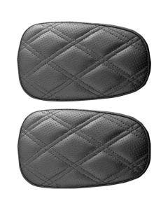 Saddlemen LS Diamond Stitching Matching Tour Pak Armrest Pad Covers Harley 09-23