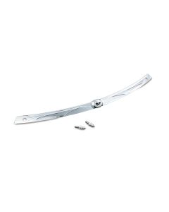 Kuryakyn 1198 Chrome Zombie Windshield Trim 96-13 Harley Batwing FLHT/FLHX 