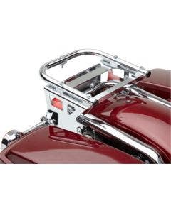 Cobra 602-2700 Chrome Two Up Detachable Tour Pack Mount Kit Harley FLH/T 97-08