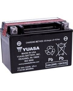 Yuasa YTX9-BS High Performance AGM Maintenance-Free Battery ATV Motorcycle