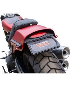 Paul Yaffe Bagger Nation Fat Bob Light & License Plate Kit Harley M8 18-Up