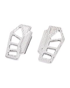 Thrashin Apex Mini Passenger Chrome Floorboards 4 Harley 99-23 Touring