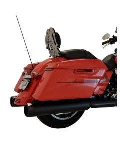 Tab Performance Black 4.5" B.A.M. Stick Slip On Mufflers Harley FLH 95-16