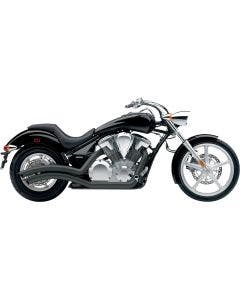Cobra USA Black 1233B Speedster Swept Exhaust Pipes Honda Fury Stateline Sabre
