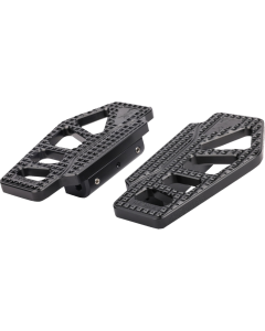 Thrashin Apex Mini Passenger Black Floorboards 4 Harley 99-23 Touring
