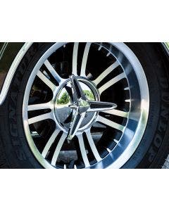 Kuryakyn Chrome Knock-Off Center Caps for Trikes '09-'17
