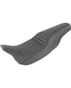 Saddlemen 808-07B-148 Black Profiler Tuck and Roll 2-Up Seat Harley FLH/T 08-23