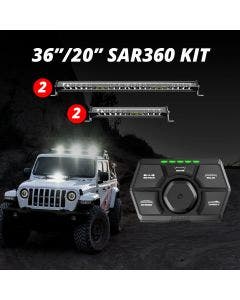 XK Glow 2pc 36" 2pc 20" 360 SAR LED Search & Rescue Light Bar System and Controller