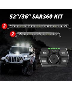 XK Glow 2pc 52" 2pc 36" 360 SAR LED Search & Rescue Light Bar System and Controller