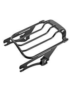 Hogworkz Air Wing Two Up Luggage Rack in Black for Harley Touring '09-'24
