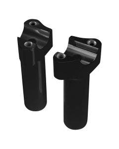 Bikers Choice 13-005BK Black 4.5" Square Shoulder 1" dia. Handlebar Risers