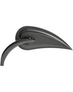 Arlen Ness RAD III Black Die Cast Left Side Handlebar Mirror Harley Metric 