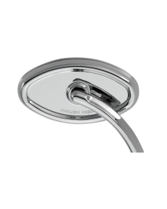 Arlen Ness Curvaceous Forged Billet Chrome Right Side Handlebar Mirror