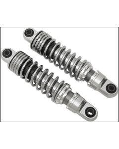 Drag Premium Ride-Height Chrome 13" Adjustable Rear Spring Shocks XL 