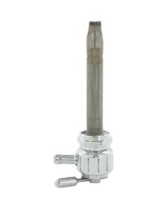 Pingel 1311-CG 22mm Grooved Round CHR Power-Flo Fuel Valve Petcock 90 Dg Forward