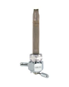 Pingel 1311-CH 22mm Smooth Hex CHR Power-Flo Fuel Valve Petcock 90 Deg Forward
