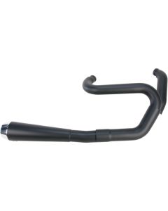 Bassani Black Road Rage 2 Into 1 Short Upswept Exhaust Harley FXD 06-16