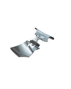 Kuryakyn Reflective Smoke Saddle Shields Heat Deflectors Harley Dyna 99-17