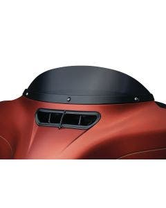 Kuryakyn Black Smooth Windshield Trim For Harley FLHT FLHX H-D Trikes 14-16 1389