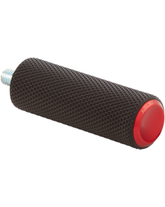 Arlen Ness 07-948 Fusion Knurled Shift Peg w/ Billet Red End Cap Harley 76-Up
