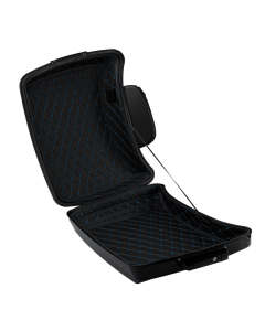 HOGWORKZ® Razor Tour Pack Liner | Black w/ Blue Stitching for Harley FLH 97-24