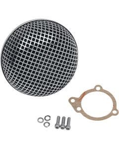 Drag Chrome "BOB" Retro Style Stage 1 Air Cleaner Harley Custom w/ Super E/G Carb
