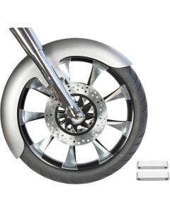 Russ Wernimont RWD 21" Front Wrapper Fender 5.5" W OCF Style Harley FLH/T 14-20