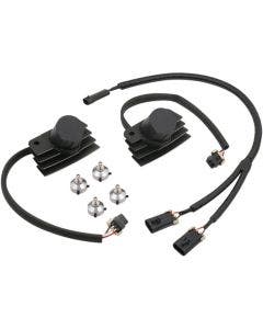 Accel Black Finish Stealth Supercoil Super Coil Harley Softail Dyna 09-16 FLH/T