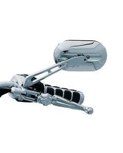 Kuryakyn Chrome Long Stem Magnum Plus with Large Head Mirror Convex Glass
