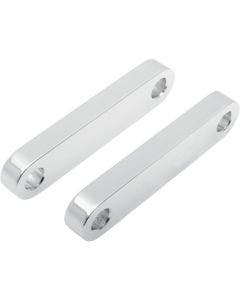 Klock Werks Tire Hugger Chrome Front Fender 21x3.5 Mounting Blocks Harley FLST