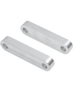 Klock Werks Tire Hugger Raw Front Fender 21x3.5 Mounting Blocks Harley FXS/T