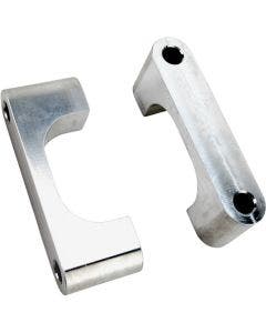 Klock Werks Tire Hugger Raw Front Fender 21x2.15 Mounting Blocks Harley FXS/T
