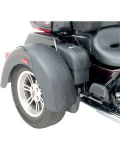 Saddlemen Black Tattoo Rear Fender Bra Set Harley Trikes FLHTCUTG 09-18
