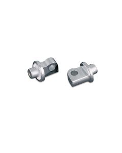 Kuryakyn 8881 Chrome ISO Peg Adaptor Replacement Parts Harley Male Mount
