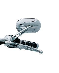 Kuryakyn 1430 Chrome Large Head Handlebar Mirror Standard Stem Harley & Metric