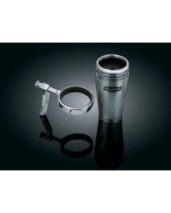 Kuryakyn Universal Perch Drink Holder with Stainless Steel Mug