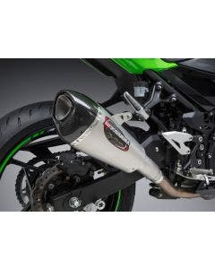 Yoshimura 14710BP520 Stainless Alpha T Slip On Exhaust 18-19 Kawasaki Ninja 400