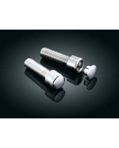 Kuryakyn Chrome Hot Spots Custom End Plugs for Allen Head Bolts 3/8" Pack of 6 | 8120