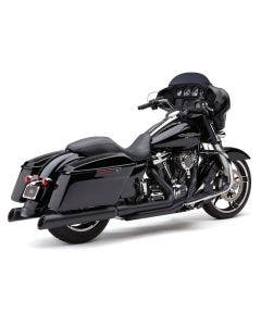 Cobra 6268RB Chrome 909 Uppercut 4" Slip On Muffler Exhaust Harley Touring 95-16