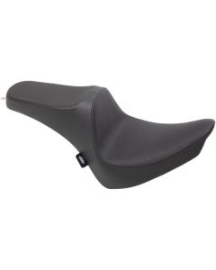 Drag Specialties Black Predator III Smooth 2-Up Seat Harley Softail FL FX 00-17