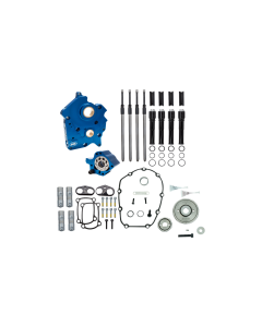 S&S M8 Gear Drive Kit W/O Cams W/Black Rods 4 Oil-Cooled 17-23 M8 