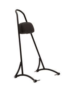 Burly Brand 20" Tall Version Black Sissy Bar w/ Pad for Harley Sportster 04-16