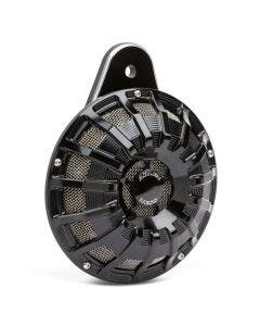 Arlen Ness 70-262 Black 15 Spoke Horn 110dB 12V Harley 07-19 XL 91+ Big Twin