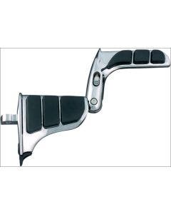 Kuryakyn 4466 Chrome SwingWing Pegs w/ Male Mount Adapters for Harley