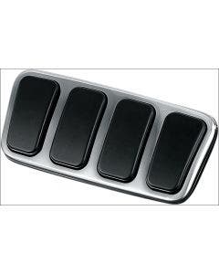 Kuryakyn 8849 Chrome Brake Pedal Pad 03-16 Honda VTX1300 & VTX1800