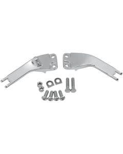 Drag Rear Passenger Footpeg Mounts Chrome Harley Dyna Glide FXD 06-17 49249-06