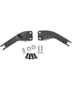 Drag Rear Passenger Footpeg Mounts Wrinkle Black Harley Dyna FXD 06-17 50210-06